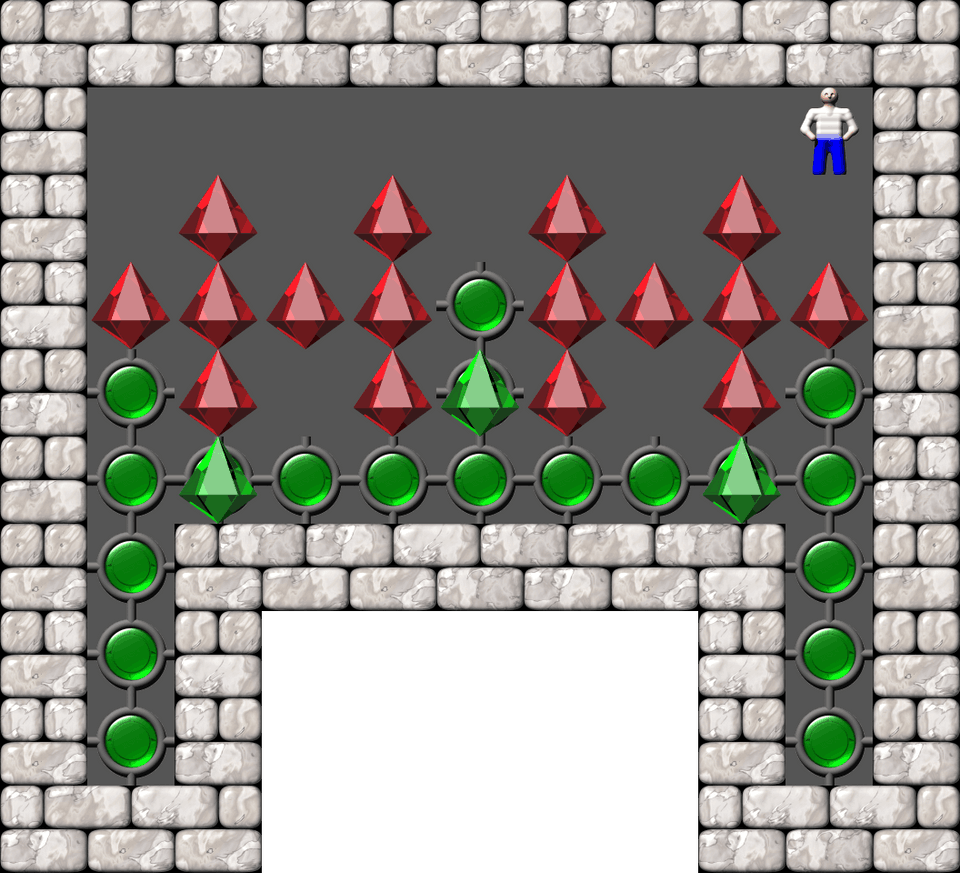 Сокобан Bugs collection 3 уровень 24